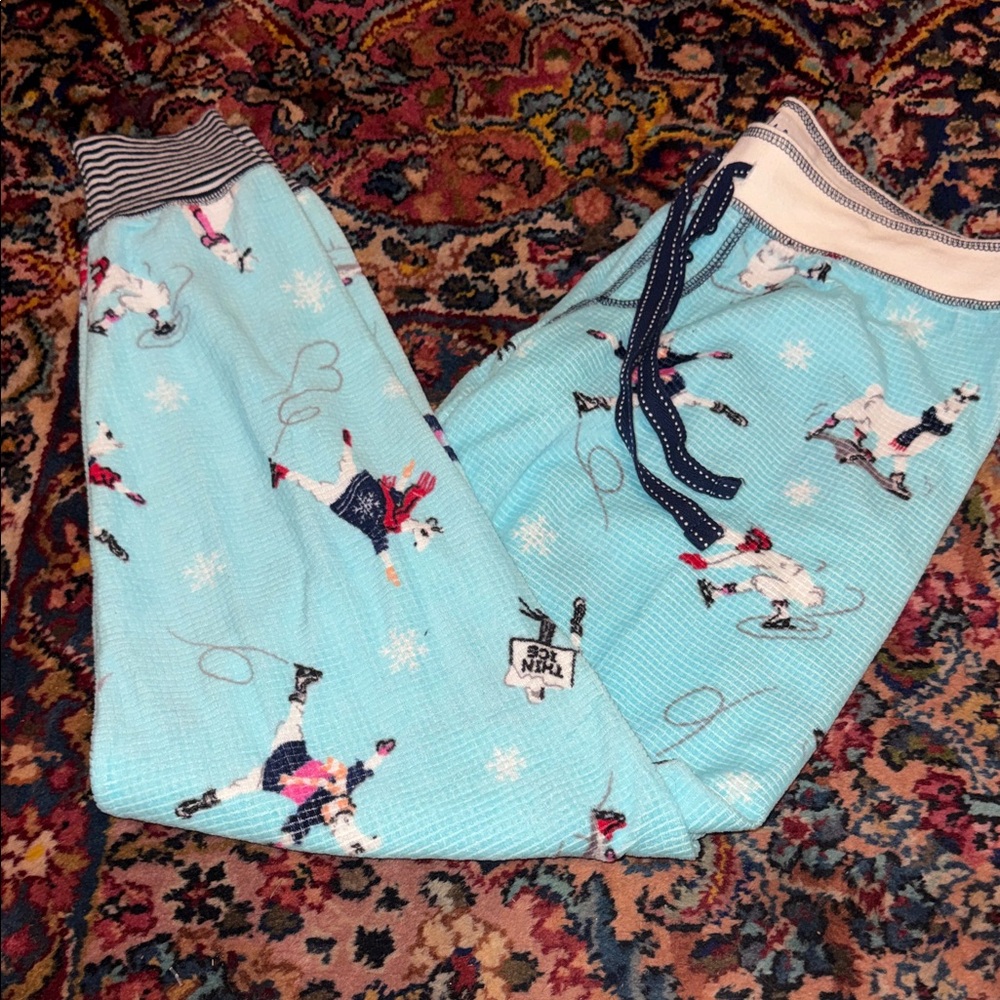 PJ Salvage Ice Skating Llama Pajama Pants